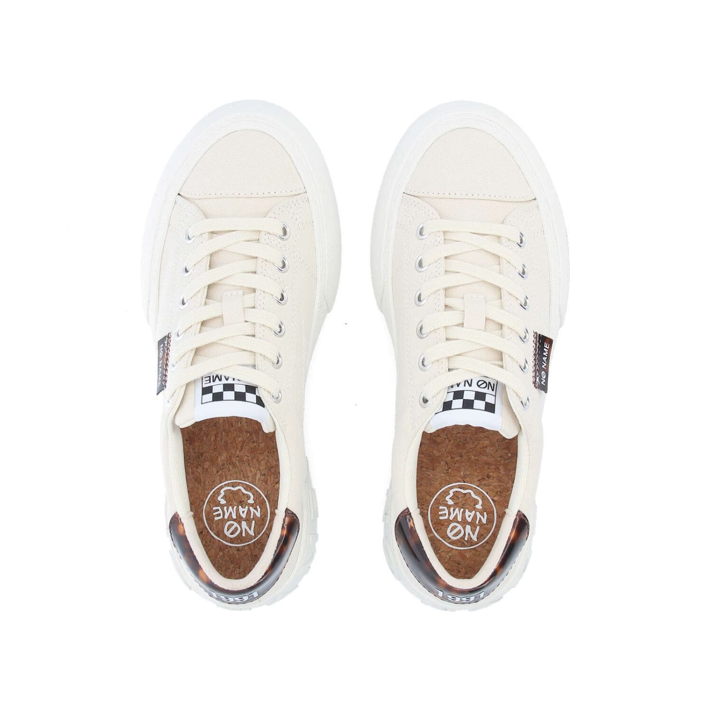 RESET SNEAKER W - CANVAS/ECAILLE - BEIGE/AMBRE